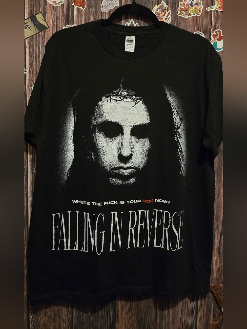Falling In Reverse Graphic Band Tee - Black